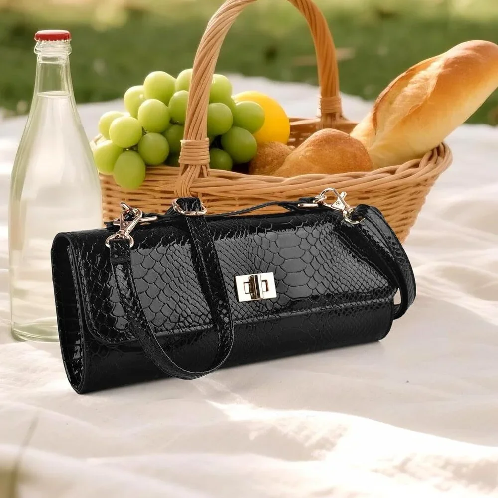 Women Clutch Purse Faux Leather Evening Bag with Detachable Strap for Formal Eve